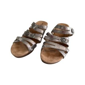 Tomika Metallic Camo Wedge Sandal